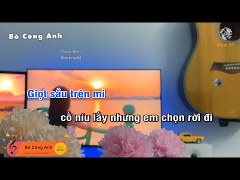 Bồ Công Anh - Phong Max (Guitar beat solo karaoke), Muoi Music | Muối SV