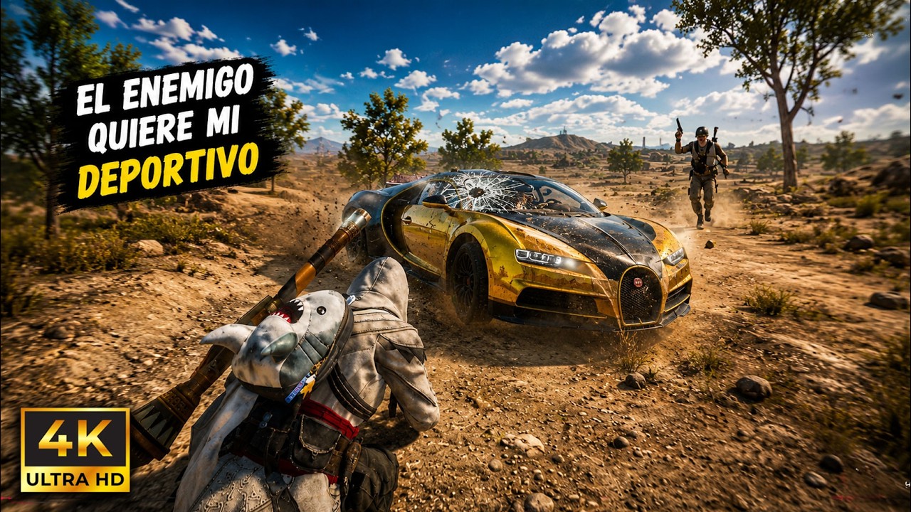 PUBG PC pero el ENEMIGO quiere MI SKIN de BUGATTI y ASTON MARTIN 😍 Estos GRAFICOS SE VEN BRUTALES