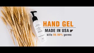 70% Alcohol Hand Sanitizer & Moisturizing Gel: 4-Pack