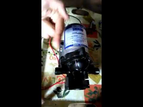 Fixing a Shurflo 2095 diaphragm water pump where motor doesn't start