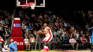 NBA 2K15 MyLeague - Hassan Whiteside Highlights - 26Pts, 12Reb