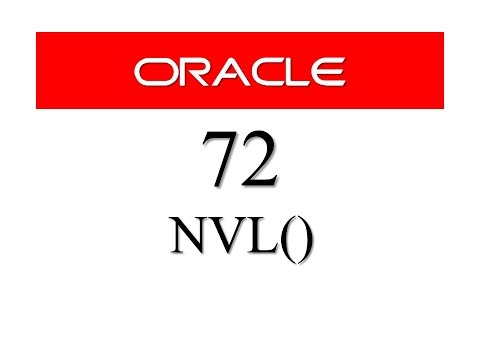 Nvl Sql Null Function