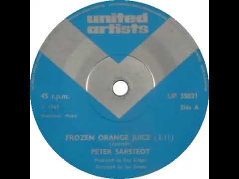 UK New Entry 1969 (116) Peter Sarstedt - Frozen Orange Juice