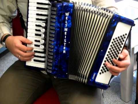 Akkordeon Weltmeister Juwel 30/72/5/III Vorführer zum Top Preis Video Klangprobe