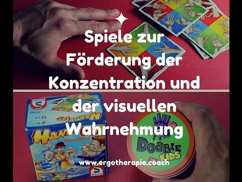 Spiele zur Förderung der Konzentration und visuellen Wahrnehmung Ergotherapie Pädiatrie