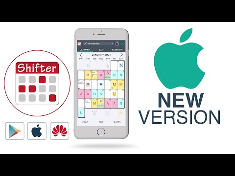SHIFTER CALENDAR APP - New iOS Version 🍏