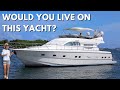 385 000 56 Yacht Tour CanNOT Afford A House In MIAMI You Can Live Aboard This