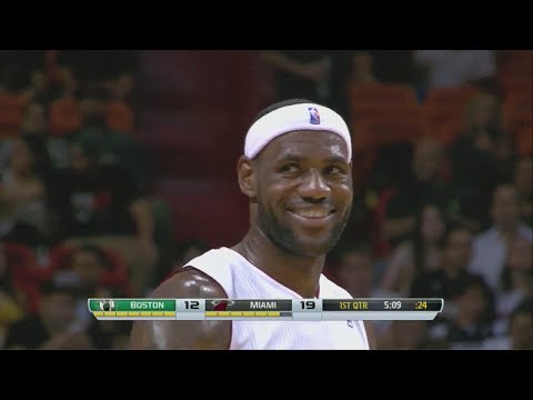Lebron James Full Highlights vs Celtics - 25 Points 10 Assists 8 Rebounds (2013.11.09)