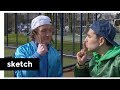 Oefenen voor twee minuten stilte | Said en Jonathan | Het Klokhuis