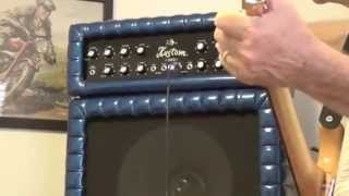 Video thumbnail for Tuck & Roll 1969 Kustom K200B-4 Guitar Amplifier with 3 x 15" Jensen Speaker Cabinet by Uncle Doug