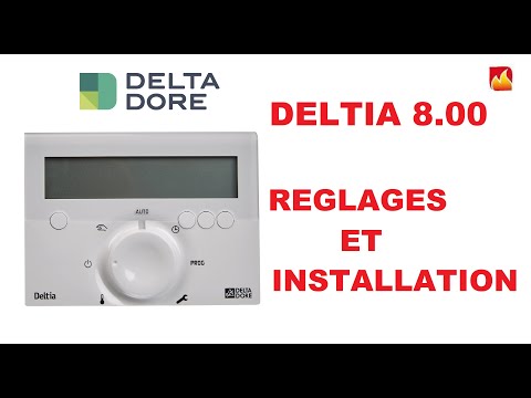 Comment brancher et programmer un thermostat d'ambiance Delta dore : le Deltia 8.00