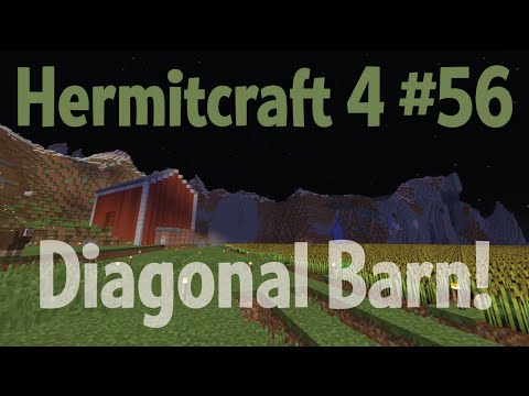 Diagonal Barn — Hermitcraft 4 ep 56