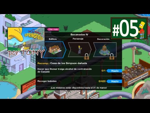 Los Simpson Springfield "Bocanadas, Cap. 5 - La Casa de los Simpson dañada" por Tony