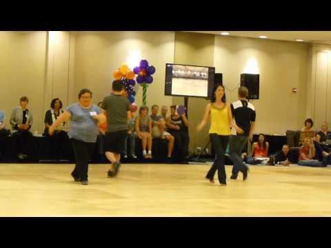 Hot Tamales Jr. Line Dance by Jo Thompson Szymanski & John Robinson Demo @WCLDM 2016