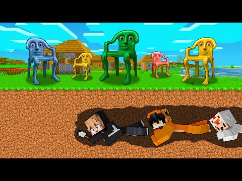 KITA BERTAHAN DARI KIAMAT ANOMALI KARR KIRR KURR KURSI HIJAU DI MINECRAFT!!