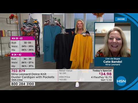 HSN | Nina Leonard Fashions 08.13.2020 - 03 AM
