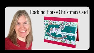 Rocking Horse Christmas Card