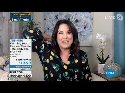 Finishing Touch Flawless Cleanse Total Body Spa Brush Kit