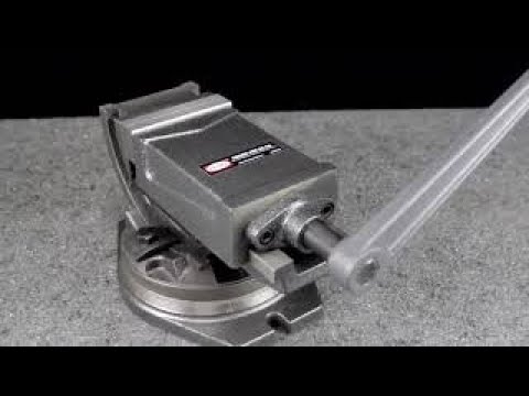 PROMA SS-100 folding vise with swivel base \ Тиски PROMA SS-100 откидные с поворотным основанием