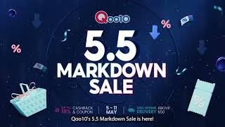 Qoo10 5.5 Markdown Sale (15s)