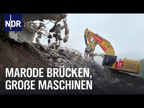 Video Thumbnail: Abbrucharbeiten mit Bagger und Kran in Niedersachsen | Die Nordreportage | NDR Doku