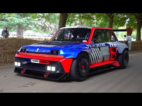 380HP & 700NM Renault R5 Turbo 3E In Action @ Goodwood Festival of Speed!