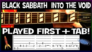 Black Sabbath Into The Void Guitar Chords Lesson & Tab Tutorial + Solo