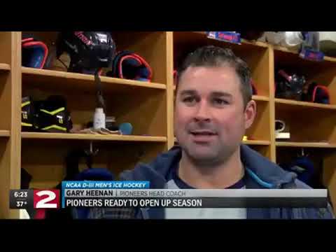 Pioneers men's hockey team gets ready for title defense