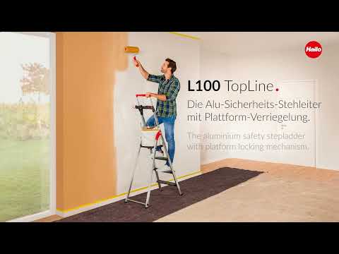 Видеообзор стремянки Hailo L100 TopLine