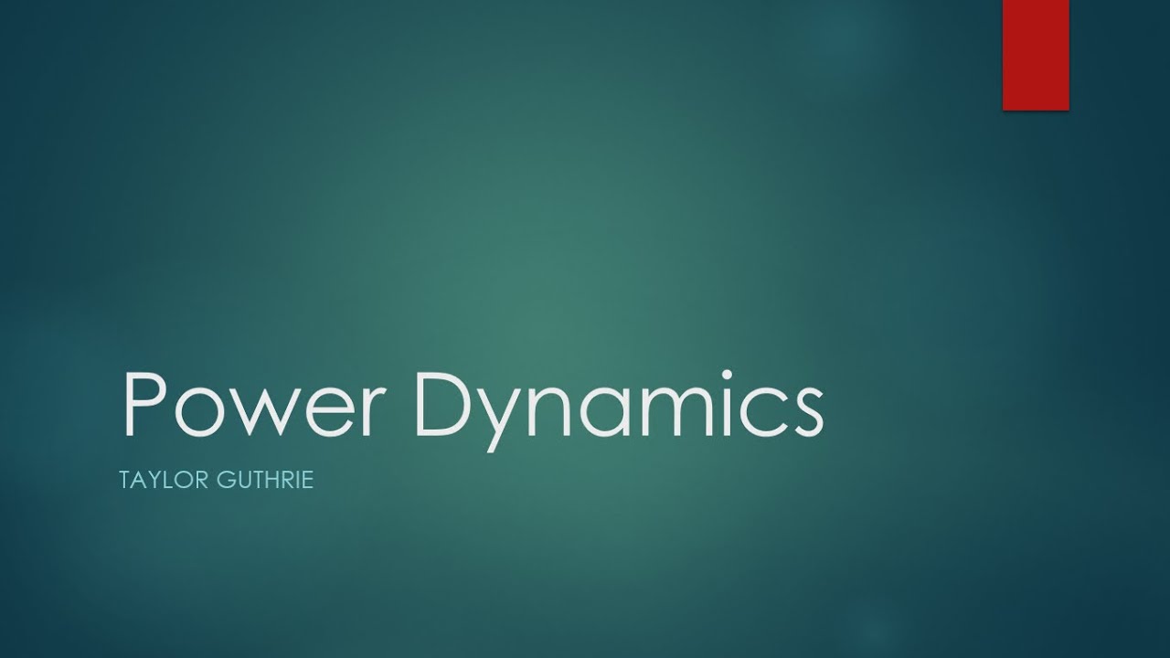 Group Dynamics: How is power obtained and used in groups?