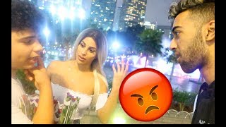 HE TRIED TO KISS HER (GONE WRONG)