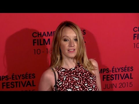 Ludivine Sagnier at Resistance de l air photocall at 2015 Champs Elysees FilmFestival in Paris