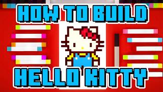 How To Build Hello Kitty - Minecraft Art