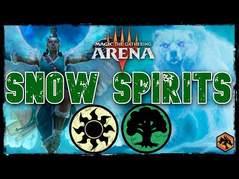 Agressive Ghosts | MTG Arena - Selesnya Spirit Tribal Snow Aggro Forgotten Realms Standard 2022