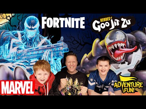 Marvel Heroes of Goo Jit Zu Fortnite Gaming Challenge Adventure Fun Toy & Gamer review!