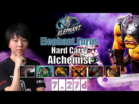 Alchemist | Elephant.Eurus | Hard Carry Alchemist | 7.27d Gameplay Highlights