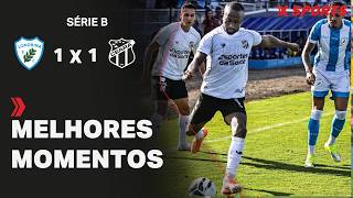 LONDRINA 0X0 CEARÁ - MELHORES MOMENTOS - BRASILEIRÃO SÉRIE B