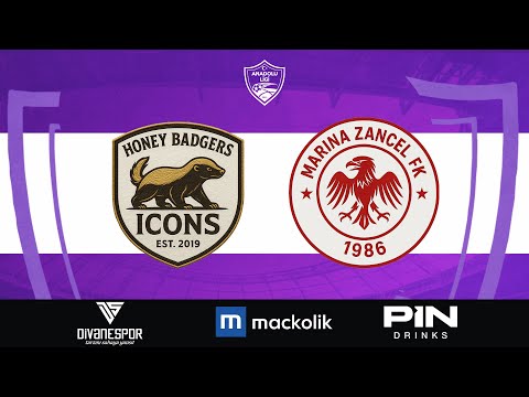 MARİNA ZANCEL FK - HONEY BADGERS İCONS I ONUR PAÇAL SEZONU 2. LİG 8. HAFTA