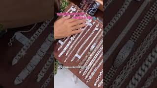 Men's silver bracelet | Trending silver bracelets | silver rakhi designs |  #rakhi#bracelet#ytshorts