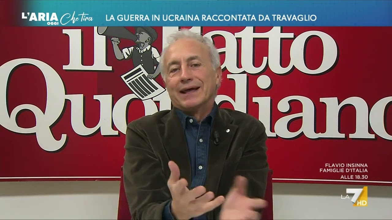 Conflitto in Ucraina, Marco Travaglio: "Putin ha approfittato del momento di debolezza ...
