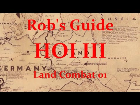 Hearts of Iron 3 Combat Tutorial - 01 - Land Combat Basics