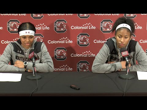 POSTGAME: Destanni Henderson, Tyasha Harris on Lander — 11/2/18