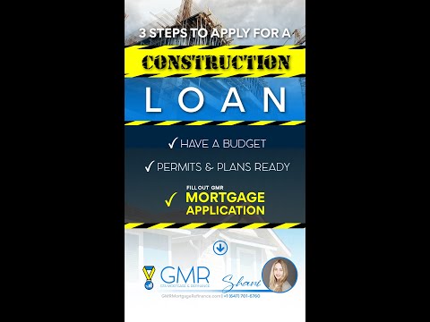 Construction Loans | GMR Mortgage & Refinance