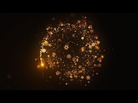 5 Christmas Snowflake Trails VFX on Black | Overlay Effects for Videos
