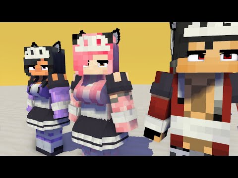 TUTU CHICKEN WING YAY ARIGATO SHUFFLE MAID CREW APHMAU, KC, AARON - MINECRAFT ANIMATION #shorts