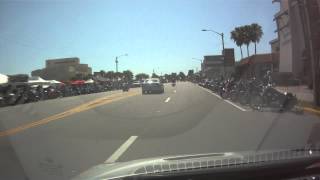 Ride to frogg toggs area at daytona