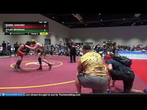 187 Lbs Round 2 - Daniel Sanchez, FL Vs Kyler Branham, NC 35ac