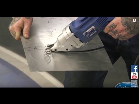 Cutting Metal with Electric Shears & NEW Throatless Electric Shears!