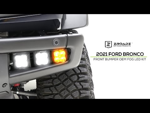 2021-2022 Ford Bronco Bumper Fog LED Kits from ZROADZ