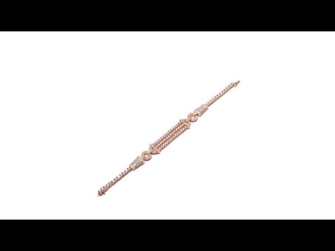 Victoria Wieck Absolute Pav Art Deco Line Bracelet